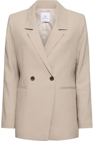 ANINE BING Diana Linen Blend Blazer