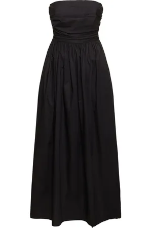 MATTEAU Strapless Cotton Maxi Dress