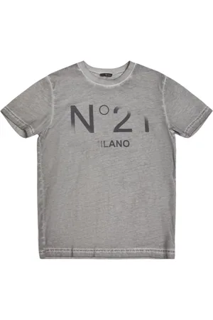 Nº21 Printed Cotton Jersey T-shirt