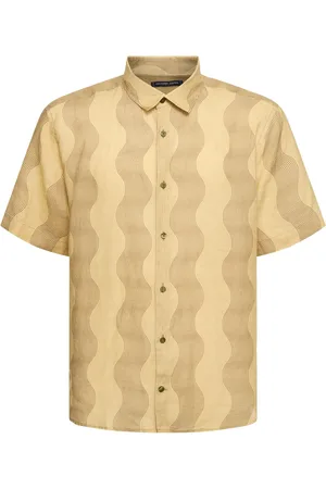 Frescobol Carioca Castro Cabana Striped Linen Shirt