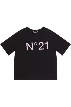 Nº21 Printed Cotton Jersey T-shirt