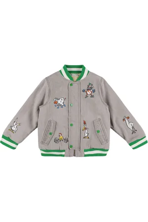 Stella McCartney Cotton Denim Bomber Jacket