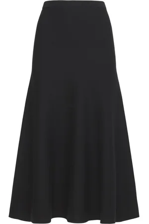 GABRIELA HEARST Freddie Wool Blend Knit Midi Skirt