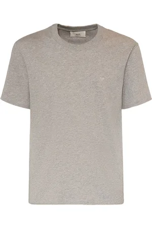 Ami Logo Cotton T-shirt