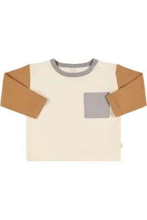 Quincy Mae Color Block Organic Cotton T-shirt