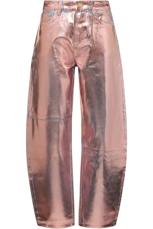 Ganni Stary Foiled Denim Jeans