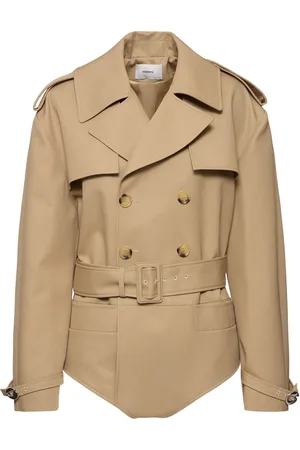 COPERNI Gabardine Bodysuit Trench Coat