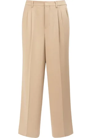Ami Wool & Viscose Twill Straight Pants