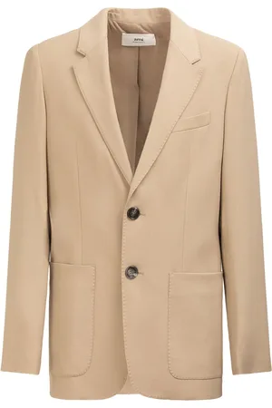 Ami Single Breast Viscose Blend Blazer