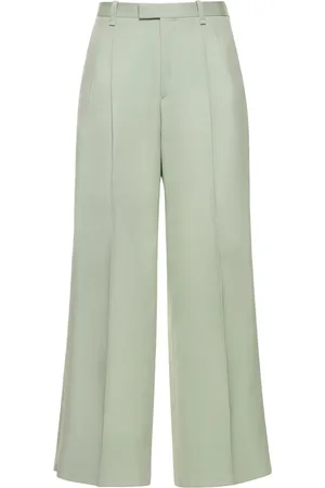 Lanvin Wide Leg Wool Pants
