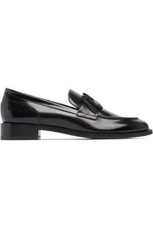 RENE CAOVILLA 10mm Morgana Leather Loafers
