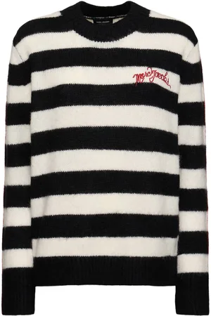 Marc Jacobs Logo Brushed Alpaca Blend Sweater