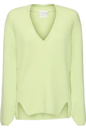 FORTE FORTE Wool & Cashmere Knit V-neck Sweater