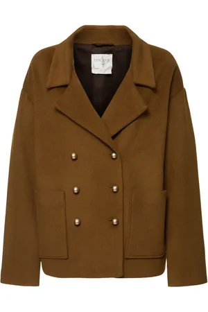 FORTE FORTE Velour Pea Coat