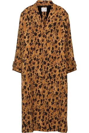FORTE FORTE Les Fleurs Camou Jacquard Coat