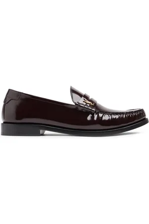 Saint Laurent 15mm Le Loafer Leather Mocassins