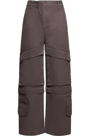 Entire Studios Wide Leg Cotton Cargo Pants