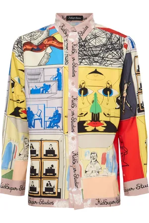 KIDSUPER STUDIOS Printed Satin Shirt