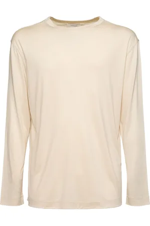 LEMAIRE Heavy Silk Jersey L/s T-shirt