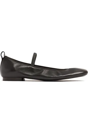 LEMAIRE Square Leather Ballerinas