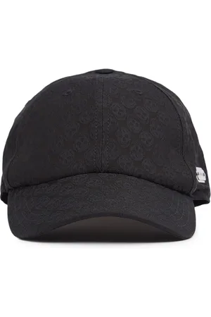 Alexander McQueen Skull Viscose Blend Baseball Cap