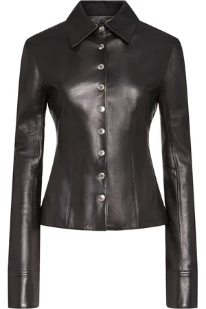 Alexander McQueen Fitted Leather Shirt