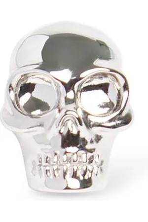 Alexander McQueen Skull Studded Brass Mono Earring