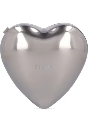 Staud Metal Hear-shaped Clutch