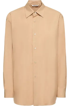 Auralee Washed Finx Twill Cotton Shirt