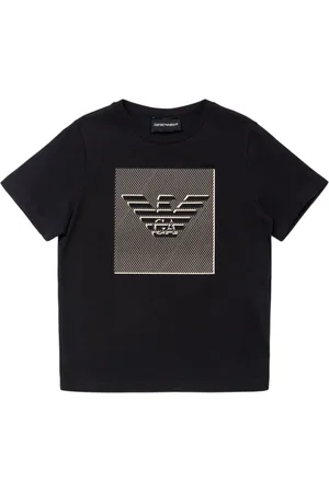 Emporio Armani Printed Cotton Jersey T-shirt
