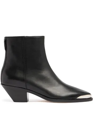 Isabel Marant 40mm Adnae-ga Leather Ankle Boots
