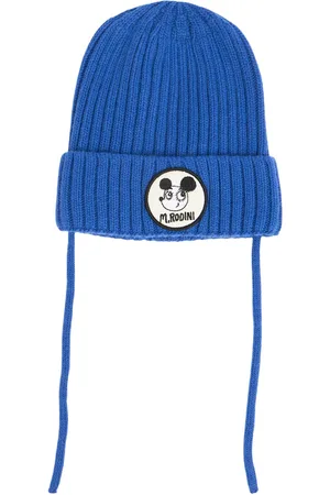 Mini Rodini Organic Cotton & Wool Knit Beanie Hat