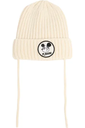 Mini Rodini Organic Cotton & Wool Knit Beanie Hat