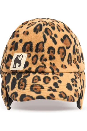 Mini Rodini Leopard Print Recycled Poly Hat