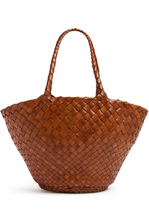 Dragon Diffusion Egola Hand-braided Leather Tote Bag