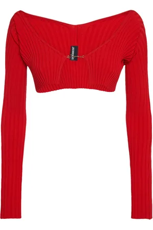 Jacquemus La Maille Pralu Crop Cardigan W/ Logo