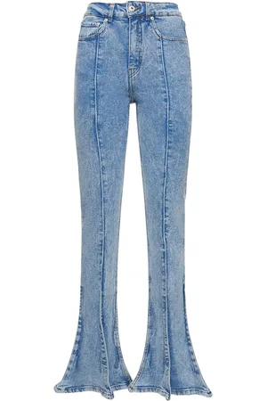 Y / PROJECT Trumpet Denim Straight High Rise Jeans