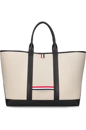 Thom Browne Medium Cotton Tote Bag