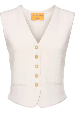 Guest In Residence Tailored Cashmere Vest