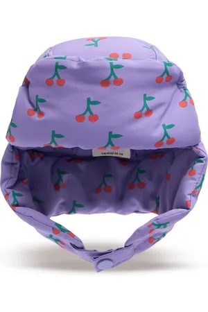 Bobo Choses Cherry Print Nylon Trapper Hat
