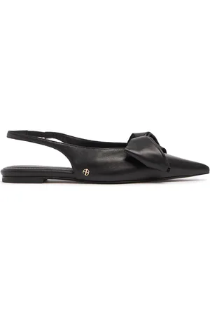 ANINE BING 10mm Nina Leather Slingback Flats
