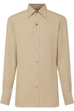 Tom Ford Slim Fit Silk Blend Twill Shirt