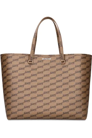 Balenciaga Signature Faux Leather Tote Bag
