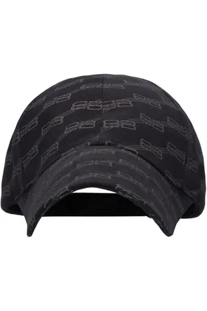 Balenciaga Bb Logo Printed Cotton Cap