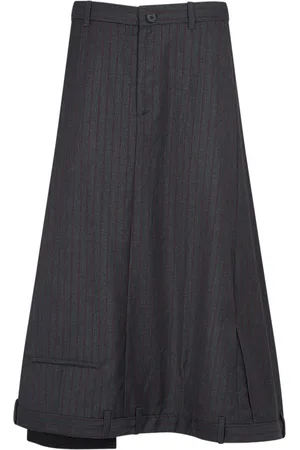 Balenciaga Wool A-line Skirt