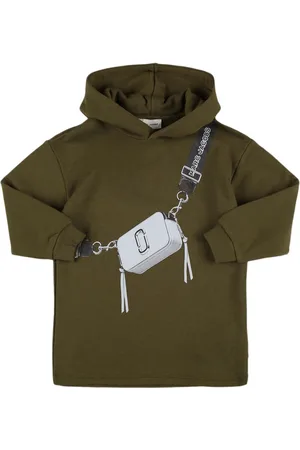 Marc Jacobs Printed Cotton Hooded Sweat Dress