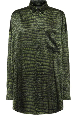 Balenciaga Satin Cocoon Shirt