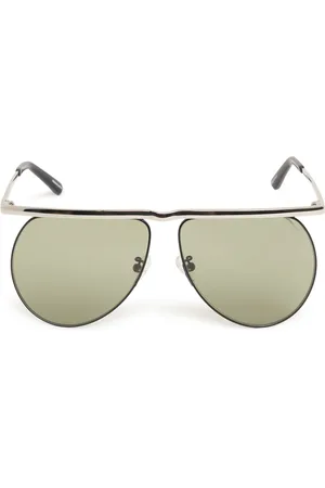 The Attico Pilot Metal Sunglasses