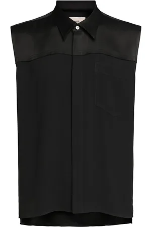 Ami Sleeveless Viscose Blend Shirt