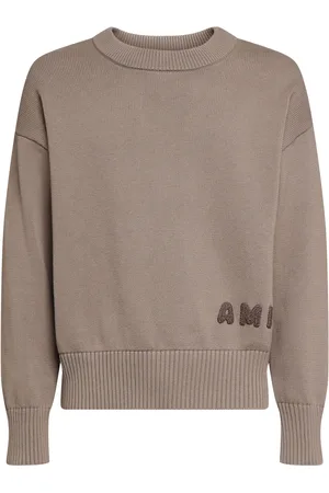 Ami Ami Cotton & Wool Crewneck Sweater